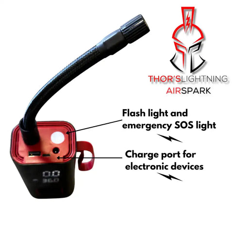 THORS LIGHTI AIRSPRK001 THOR'S LIGHTNING PORTABLE AIR COMPR