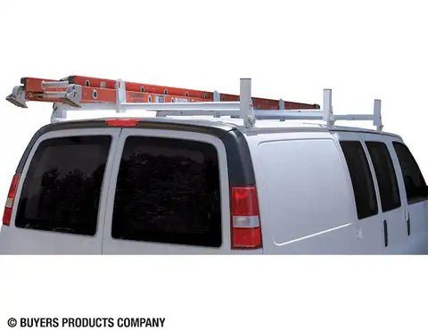 Buyers Products 1501310 Ladder Rack 600 Pound Capacity Full Roof Gutter Mount Mult