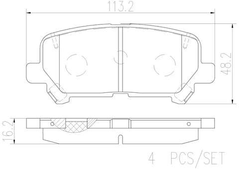 DISC BRAKE PAD SET