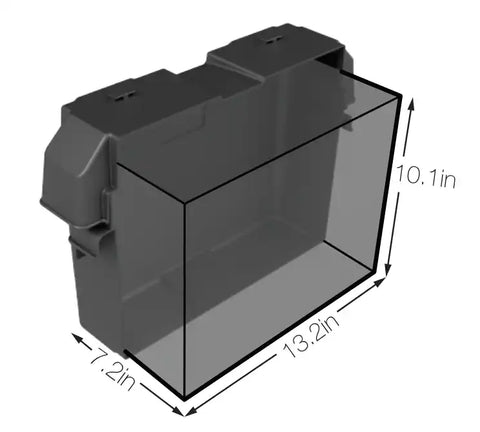 GROUP 27 BATTERY BOX BLAC