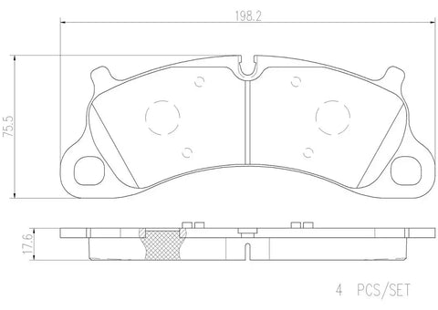 DISC BRAKE PAD SET