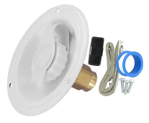 INLET REC MTL LF WHT 1/CD