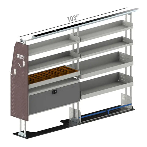 ROLACASE RSFMHRGE-RPSH136 VAN SHELVING GENERAL BIN PACKAGE
