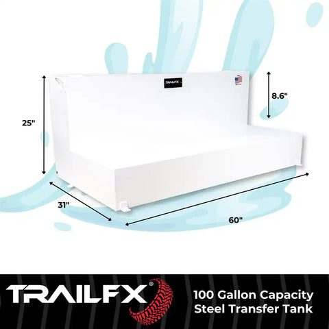 TrailFX 21110SW Liquid Transfer Tank TFX Liquid Transfer Not DOT Approved For Transport Of Flammable Liquids