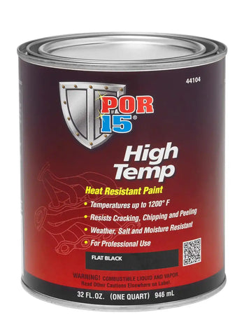HIGH TEMP FLAT BLACK - QT.