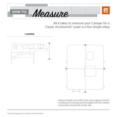CLASSIC ACC 80-036-143101-00 PP3 CAMPER COVER 8-10'