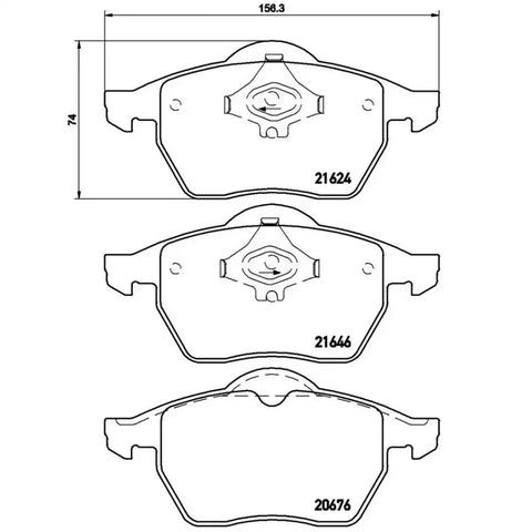 DISC BRAKE PAD SET