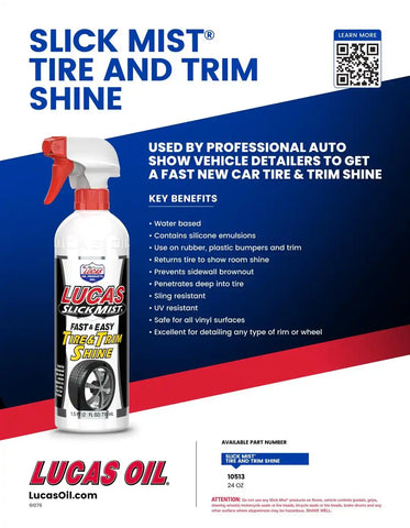 LUCAS OIL 10513 TIRE & TRIM SHINE