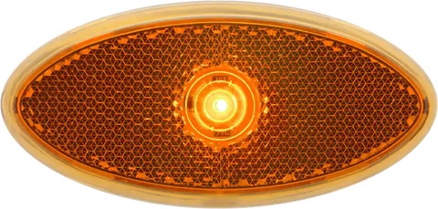 OPTRONICS MCL0030ABBP LED 2X4 M/C;AMB;RFLX;BLKBASE;HARDW;