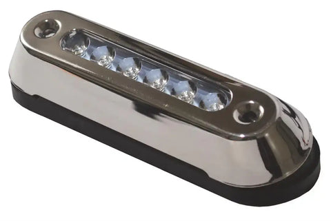 T-H MARINE LED-SM7815-B-DP BLUE OVAL SS BEZEL LED
