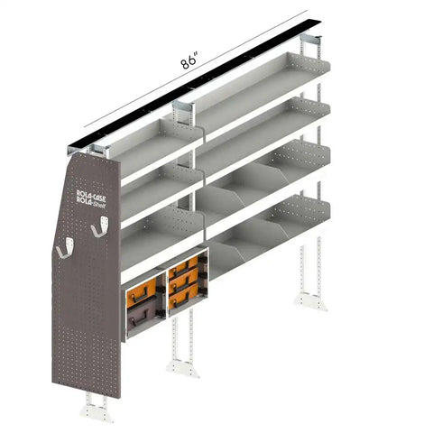 ROLACASE RSMRSEL-DR VAN SHELVING ELECTRICAL BIN PACKAGE