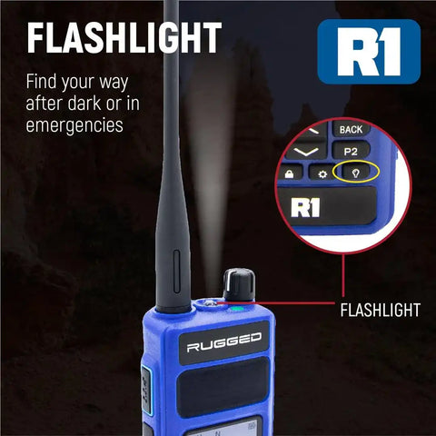 RUGGED RADIO R1 RUGGED R1 BUSINESS BAND HANDHELD RA
