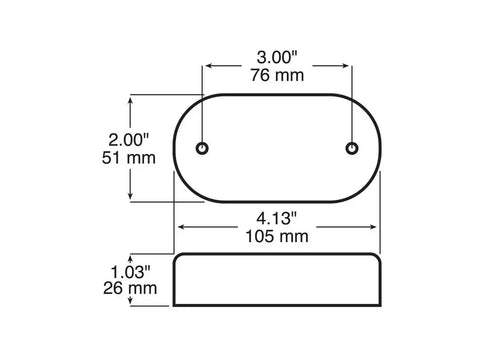 LED CLEARANCE LIGHT-RED