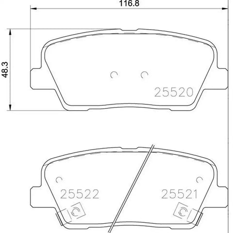 DISC BRAKE PAD SET