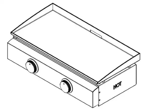 SUBURBAN MFG 4063A SUBURBAN 23' PORTABLE GRIDDLE