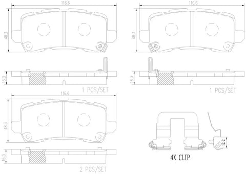 DISC BRAKE PAD SET