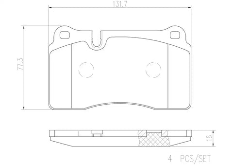 DISC BRAKE PAD SET