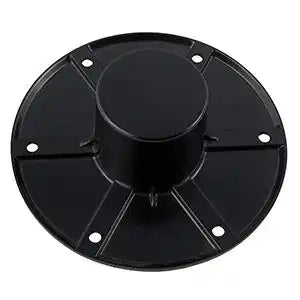 AP Products 013-1112B Table Leg Base Pedestal Base Round Flush Mount 6 Inch Diamet