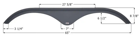 ICON 14144 PILGRIM FENDER SKIRT GREY