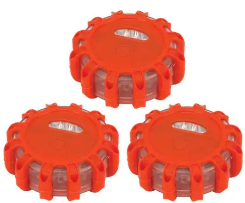 3-PK LED ROAD FLARES W/BAG