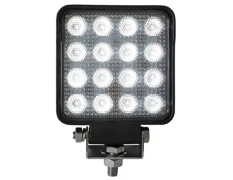 BUYERS PROD 1492128 LIGHT FLOOD 12-48 VDC 16 LED CLEAR