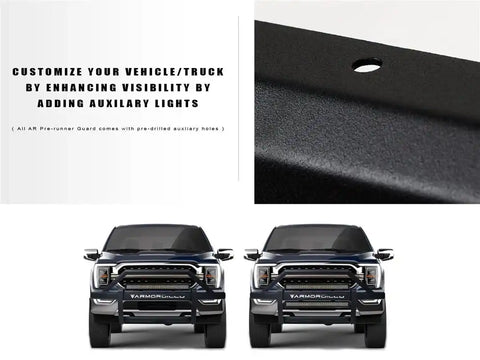 Armordillo USA 8702185 2019-2022 Dodge Ram 1500 AR2 Pre-Runner Guard - Matte Black.