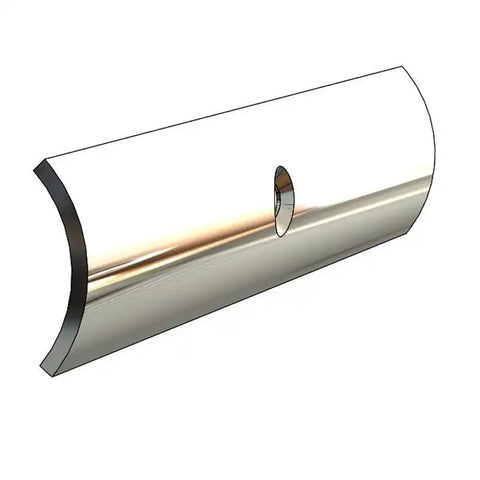 TACO METALS S11-4650P12 RUB RAIL 1X12' 304 SS DR/CS #10 ON