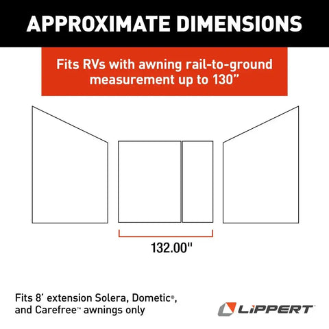 LIPPERT COMP 362215 12' SOLERA SCREEN ROOM