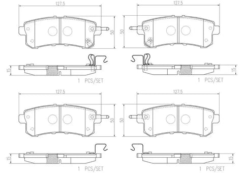 DISC BRAKE PAD SET