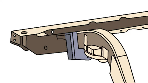 KENTROL RB4023 FRAME REPAIR FOR TRACK BAR BRACKET