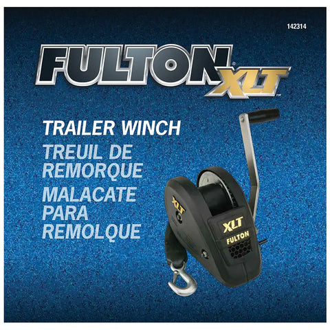 WINCH  1800 LBS.  SINGLE-SPEED W/20