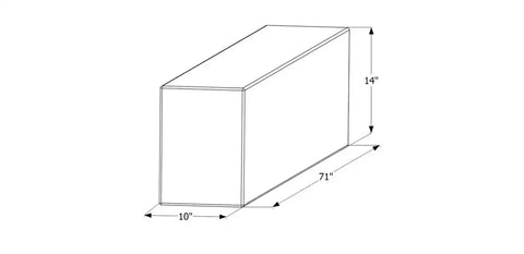 ICON 12715 FRESH WATER TANK WT2451 71X14X10