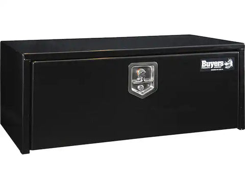 Buyers Products 1703305 Tool Box Underbody 1 Recessed Drop Door Smooth Gloss Bla