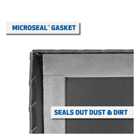 UWS TBS-69-MB Tool Box Crossover Single Lid Diamond Tread Matte Black Aluminum