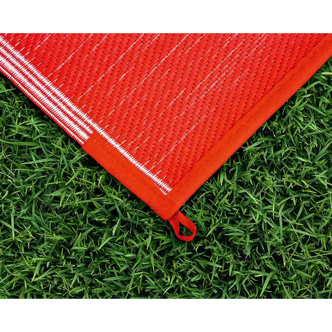 Camco 42860 Patio Mat 12 Foot x 9 Foot Texas Flag Design UV Resistant Material Wi