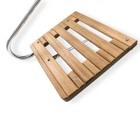 WHITECAP IND 60900 TEAK SWIM PLATFORM-OUTBOARD W/HARDW