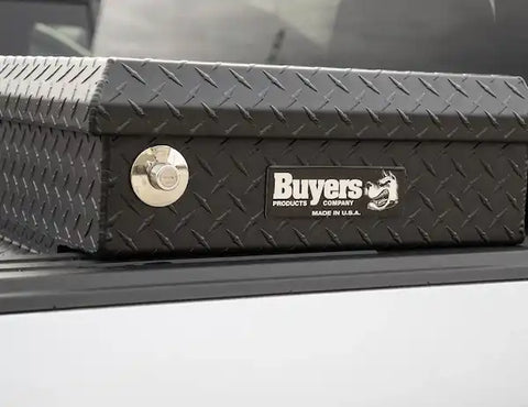 Buyers Products 1739415 Tool Box Crossover Single Lid Powder Coated Diamond Tread