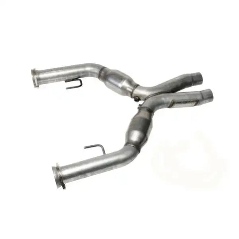 BBK Performance Parts 16431 2005-2010 FORD MUSTANG V6 2-3/4 SHORT MID X PIPE WITH CATALYTIC CONVERTERS