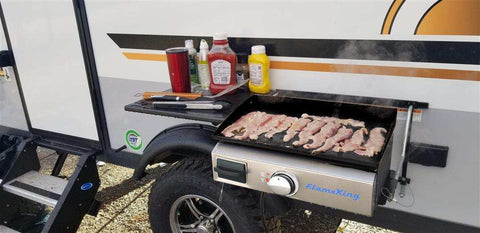 FLAME KING YSNFM-HT-200 FLAT TOP  PROPANE CAST IRON GRILL G