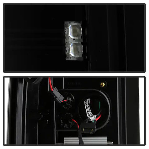 Spyder Automotive 5078032 Tail Light Assembly LED Black/ Smoke Lens Black Housing