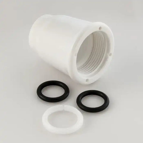 SPOUT NUT KIT W/O'RING-WH