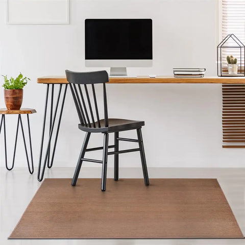 CRYSTAL ART 361472WEB SOLID ESPRESSO 3X5 WASHABLE RUG