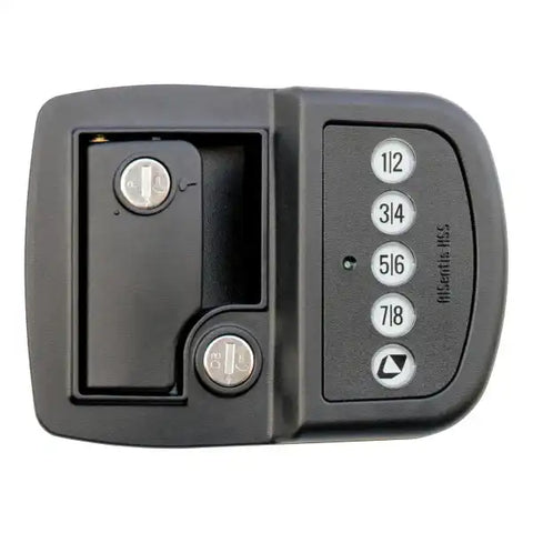 Lippert Components 2022119636 RV Bluetooth Door Lock V1 - Right Entry Door Lock Paddle Type With Dead Bolt
