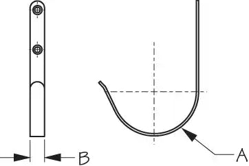 SEA DOG 491240-1 STAINLESS RING BUOY BRACKET
