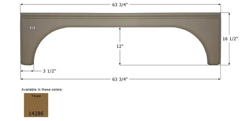 ICON 14286 FENDER SKIRT TANDEM HI-LO FS4286