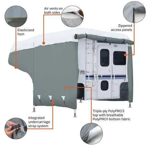 CLASSIC ACC 80-037-153101-00 PP3 CAMPER COVER 10-12'