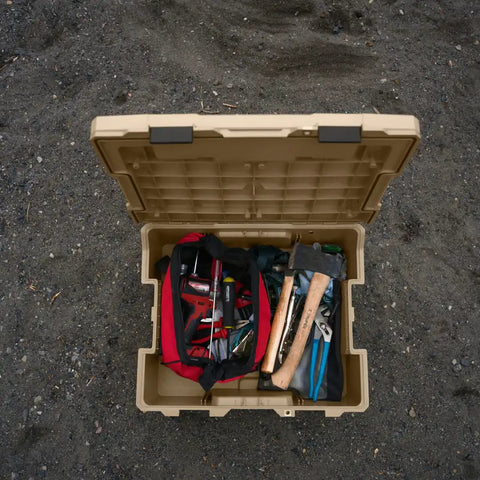 Decked A0020-HRAK-TAN Tool Box Portable Single Lid For Use In Decked System Drawer