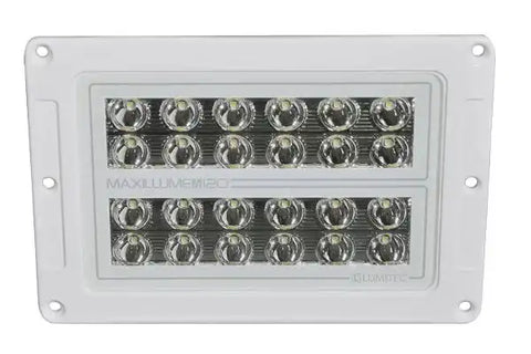 LUMITEC 101348 FLD LGHT MAXILLUME H120 FLUSH WHT.