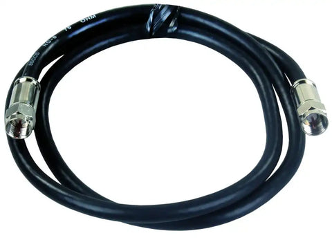 3' RG6 COAX W/COMPRN END