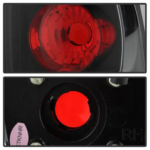 Spyder Automotive 5007896 Tail Light Assembly Uses OE Bulbs Euro Clear Lens Black